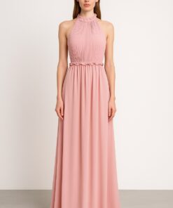 Φόρεμα maxi με πλισέ μπούστο