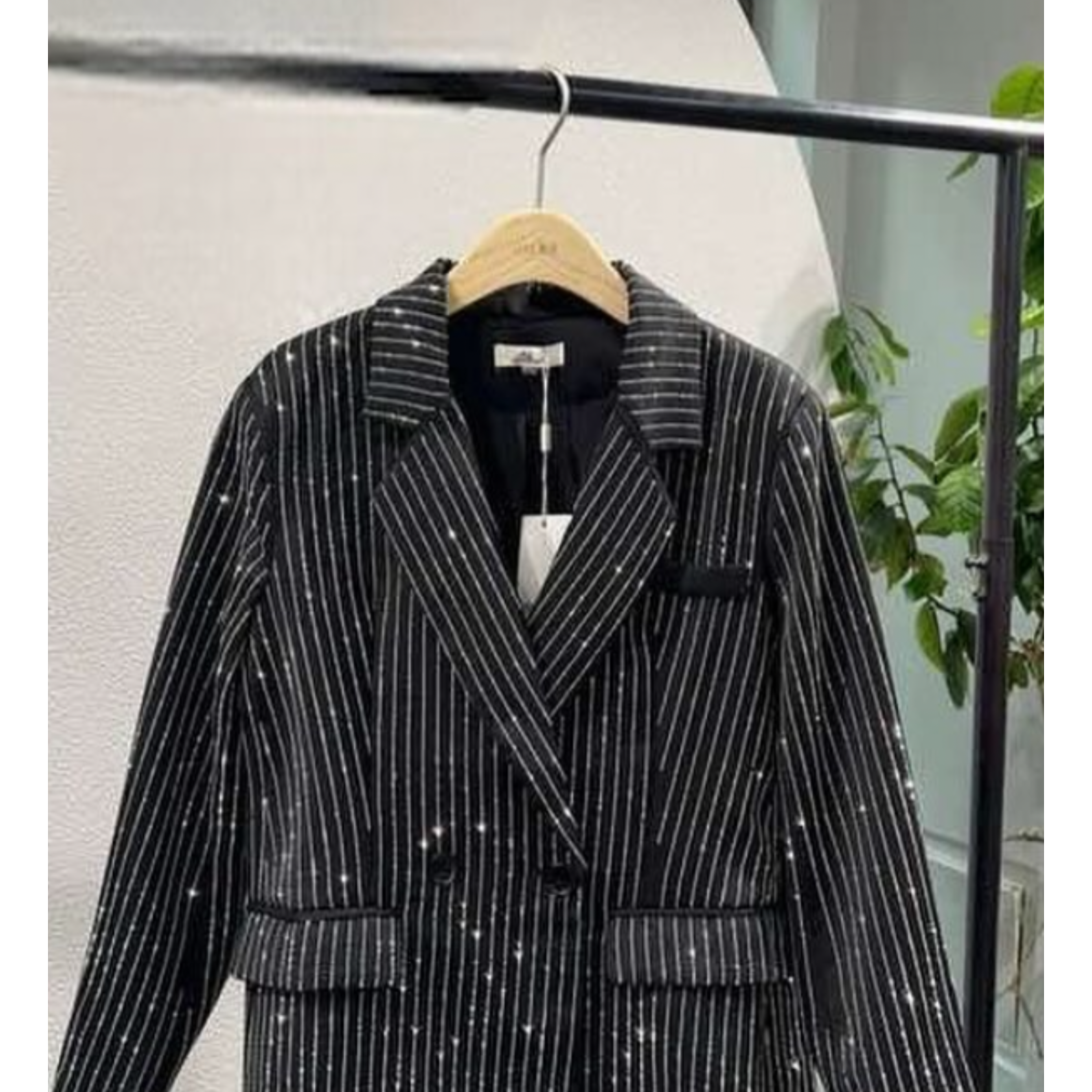 Alternative view of Blazer σακάκι με στρας