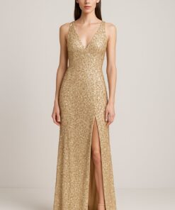 Φόρεμα με παγιέτα κ άνοιγμα