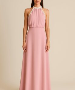 Αμπιγιέ φόρεμα με πέρλες