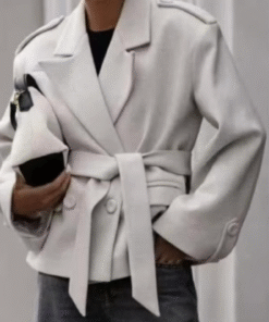 Παλτό με ζώνη