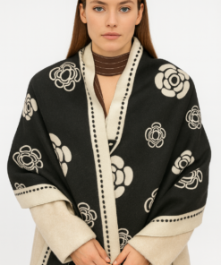 Εσάρπα με μοτίβο μαργαρίτες