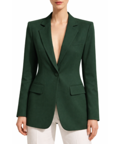 Σακάκι Μεσάτο Σε Σκούρο Πράσινο
